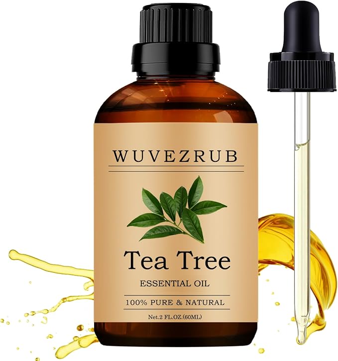 Tea Tree Essential Oils, 60ML 100% Pure and Natural Essential Oil by WUVEZRUB