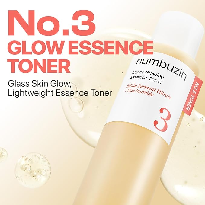 numbuzin No.3 Super Glowing Essence Toner, Fermented Toner - Image 2