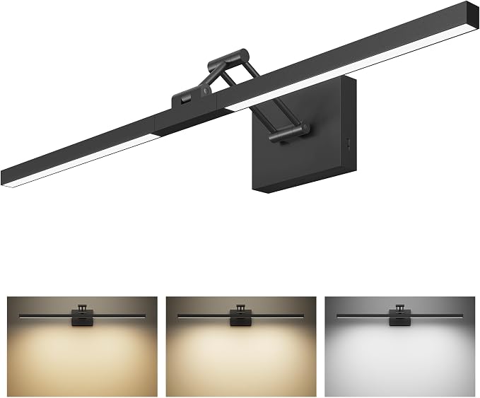 VONLUCE 30" LED Bathroom Vanity Light, 3CCT Modern LED Vanity Lights by Vonluce