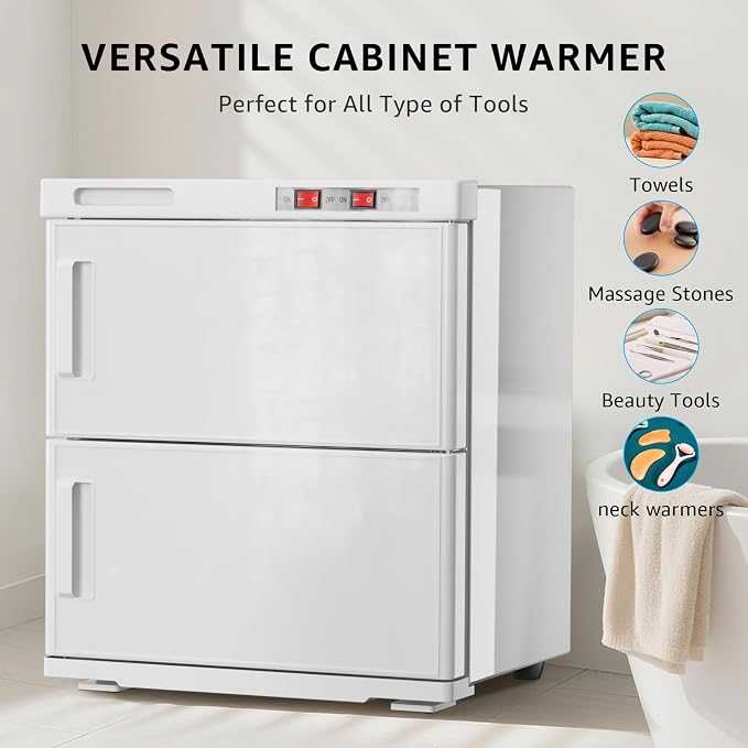 TABU Hot Towel Warmer Cabinet, 32L Large Professional Towel Heater - Image 6