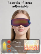 Heated Eye Mask, Cordless Warm Eye Compress - Image 2