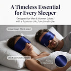 Silk Sleep Mask for Side Sleepers, 100% 22 Momme Mulberry Silk, Full Coverage - Image 9