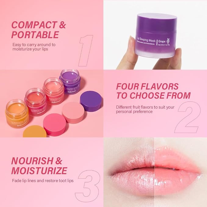 Hydrating Sleeping Lip Mask for Intense Overnight Moisture. - Image 5