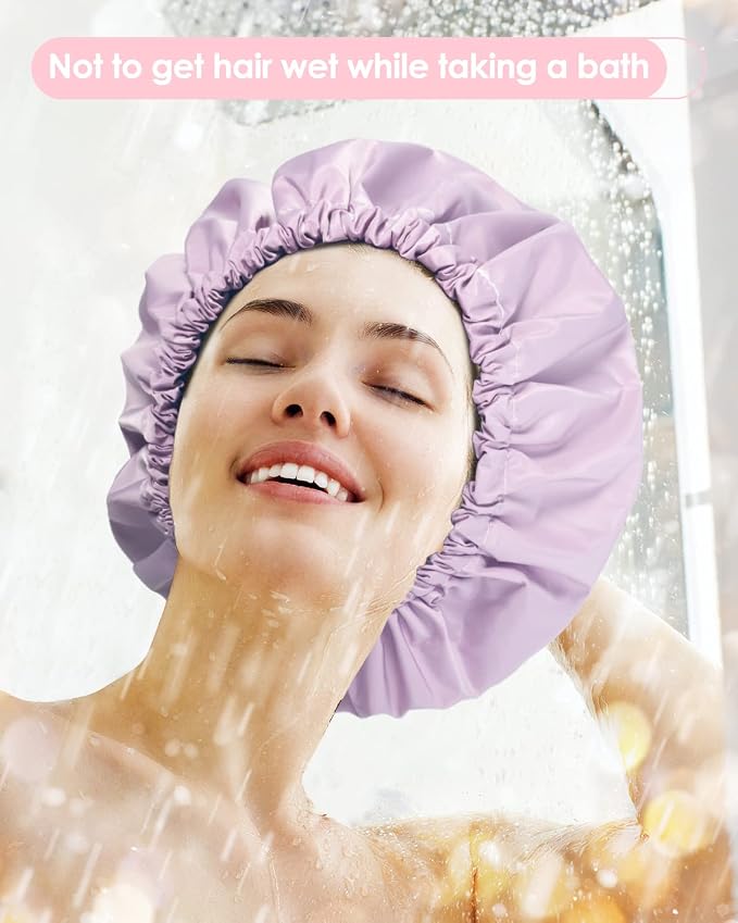 Aquior Shower Caps, Reusable Shower Cap - Image 4