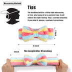 Casoty 6 Pcs Spa Soft Coral Fleece Bow-Style Headbands - Image 3
