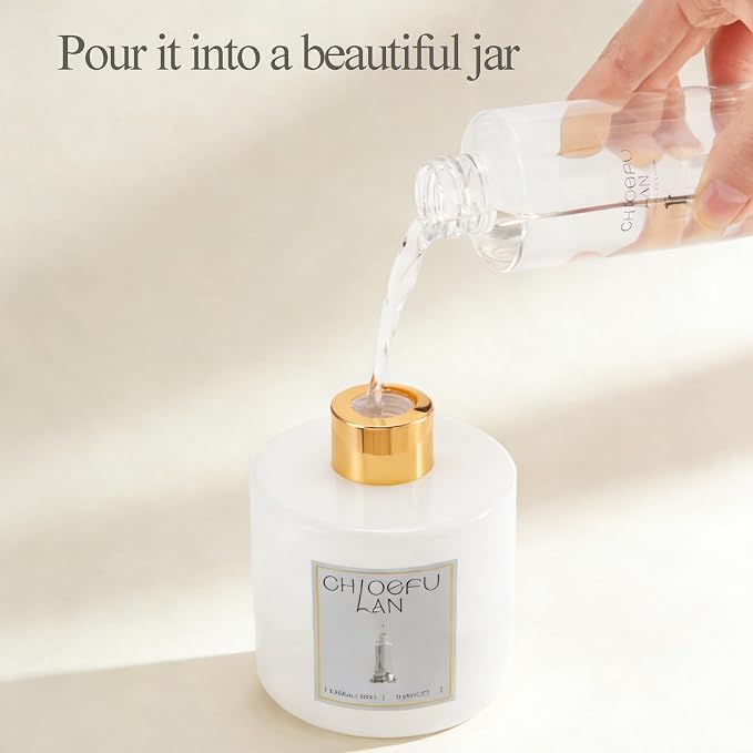 Chloefu LAN Rose Scented Oil Diffuser Refill 200ml/6.76 fl oz Natural - Image 3