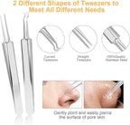 UUBAAR 9PCS Blackhead Remover Tools, Pimple Popper Tool Kit - Image 5