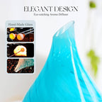 Porseme 280ml Essential Oil Diffuser Glass Color Changing Aroma Air Diffusers - Image 5