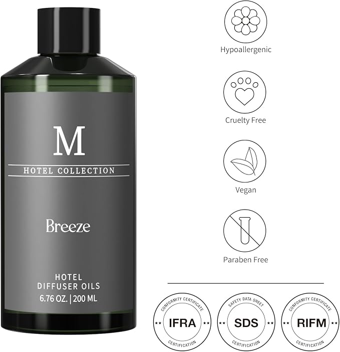 Hotel Collection Diffuser Oil-Breeze, 6.76 Fl Oz, Home Luxury Aroma & Hotel - Image 2