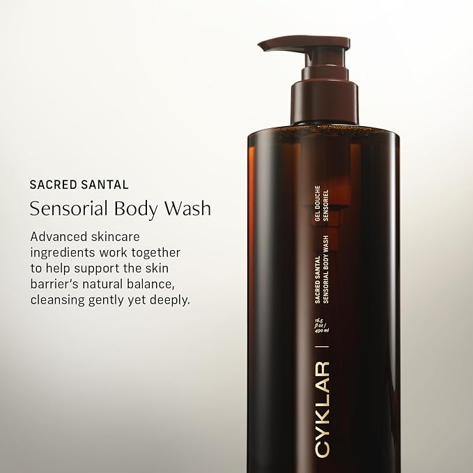 CYKLAR Sensorial Body Wash. Sacred Santal Hydrating Cleanser - Image 2