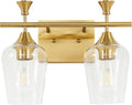 Bathroom Light Fixtures, Brushed Gold Vanity Lights by BringBrightnesstoYourLife