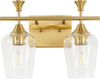 Bathroom Light Fixtures, Brushed Gold Vanity Lights by BringBrightnesstoYourLife
