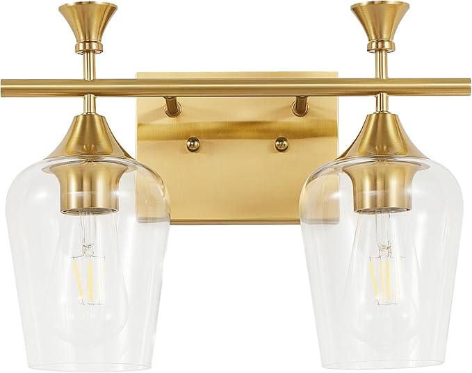 Bathroom Light Fixtures, Brushed Gold Vanity Lights - Image 9