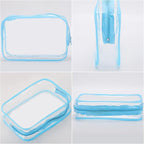 Tbestmax 10 Pcs Clear Cosmetic Bags Makeup Bags Portable Waterproof Travel - Image 4