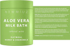 Creamy Oats Milk Bath Soak Hydrate Moisturize Soften Skin Aloe Vera Honey - Image 8