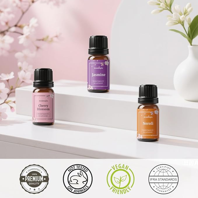 Flowers Fragrance Oils, Aromtopia Floral Essential Oils - Image 2
