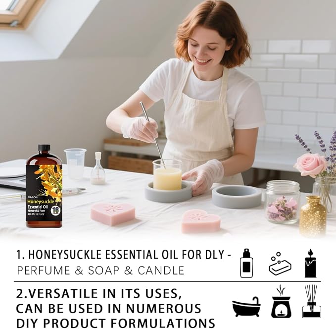 Honeysuckle Essential Oil, Honeysuckle Oil 16 Fl Oz 480ML - Image 7