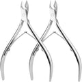 Precision Cuticle Nippers Trimmer Set, Double Spring Cuticle Remover Pusher by Unknown