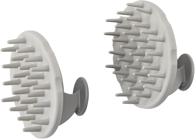Scalp Hair Massager Shampoo Brush 2-Pack, Scalp Scrubber Set by DOWMI