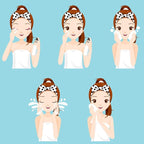 Jexine 24 Pcs Facial Spa Headband Makeup Headbands Bulk Bow Hair Head Band - Image 4