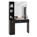 OmySalon Salon Station with Mirror, Locking Barber Station by OmySalon