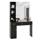 OmySalon Salon Station with Mirror, Locking Barber Station by OmySalon