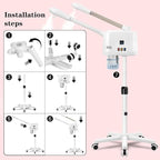 2 in 1 Facial Steamer with Cold & Hot Mist, Professional Face Steamer with - Image 5