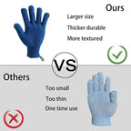 2 Pairs Bath Exfoliating Gloves - Image 4