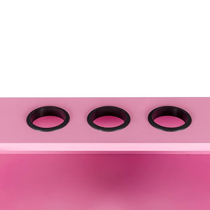 SSLine Modern Salon Station Pink Floor Stand Styling Sation Wood Salon Cabinet - Image 7