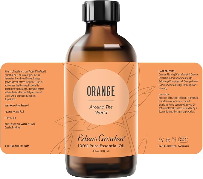 Edens Garden Orange Around The World Essential Oil- 100% Pure Premium Grade - Image 9