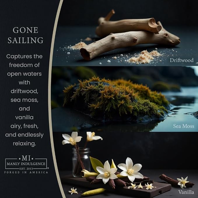 Manly Indulgence Gone Sailing Scented Candles - Image 2