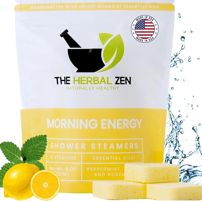 Morning Energy Shower Steamers Aromatherapy 10 Pack by TheHerbalZen