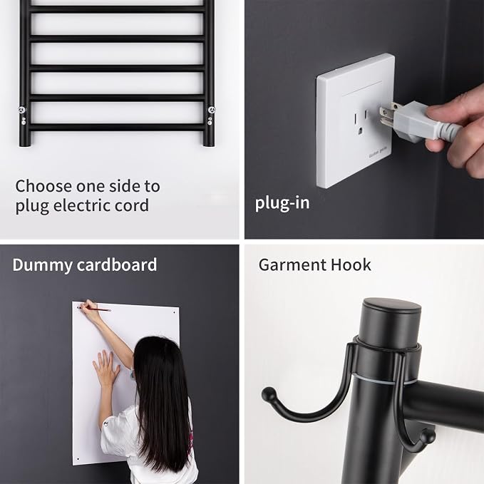 Wall Mounted Towel Warmer 12 Bars - Image 3