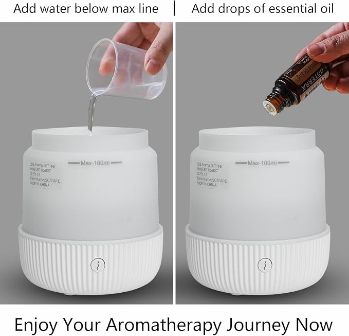SOICARE Diffuser, USB Plug-in Car Portable Aromatherapy Diffuser, Essential Oils - Image 6