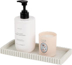 Silicone Bathroom Tray Small Vanity Organizer Rectangle Sink Caddy Sponge by Heagoale