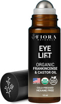 Organic Castor Oil and Frankincense Roll On – 100% Pure Hexane Free Eye Oil by FioraNaturals