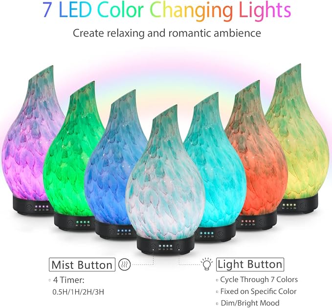 Essential Oil Diffuser 120ml Ultrasonic Aromatherapy Diffuser - Image 2