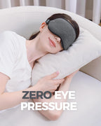 MZOO Luxury Sleep Mask for Back, Side Sleeper, Complete Light Blocking Sleeping - Image 4