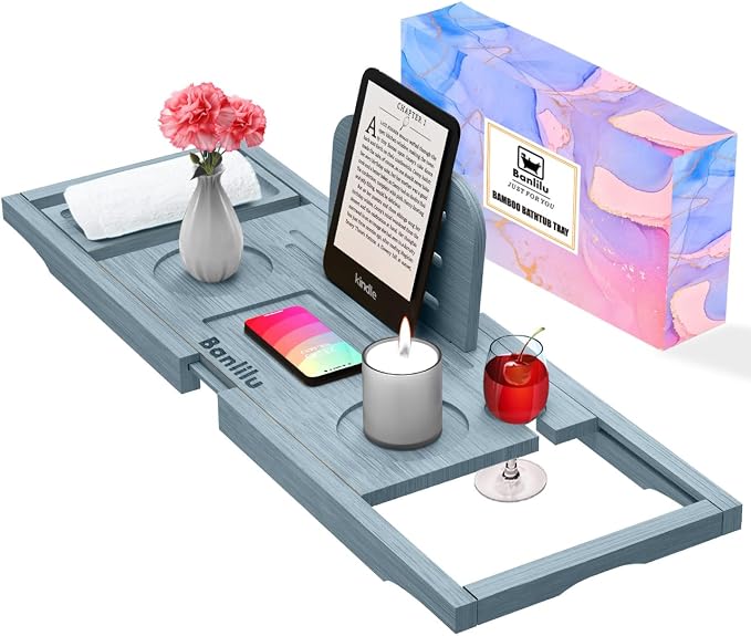 Premium Bathtub Caddy Tray by Banlilu