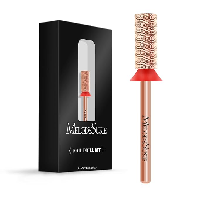 MelodySusie Large Barrel Nail Buffer Bit, Professional Safety Carbide Nail Bit by MelodySusie