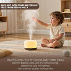 500ml Essential Oil Diffuser, Quiet 4-in-1 Ultrasonic Aromatherapy Humidifier - Image 6