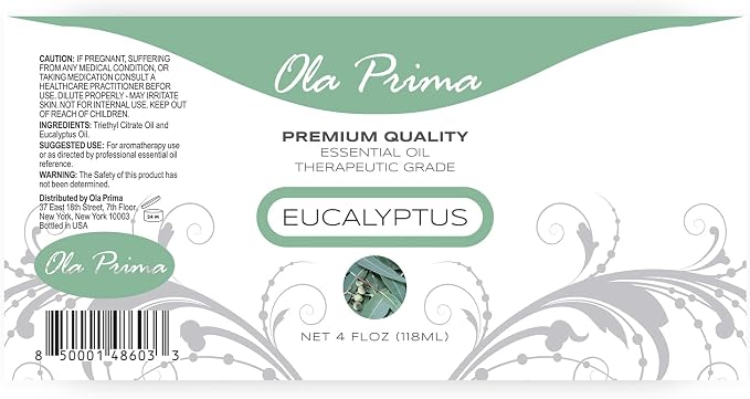 Ola Prima Eucalyptus Essential Oil Therapeutic Grade - Image 2