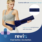 REVIX Microwavable Heating Pad for Back, Extra Large Microwave Heating Wrap for - Image 2