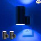 L LOHAS LED Blue Night Light, Night Lights Plug into Wall, Dimmable Nightlight by LLOHASLED