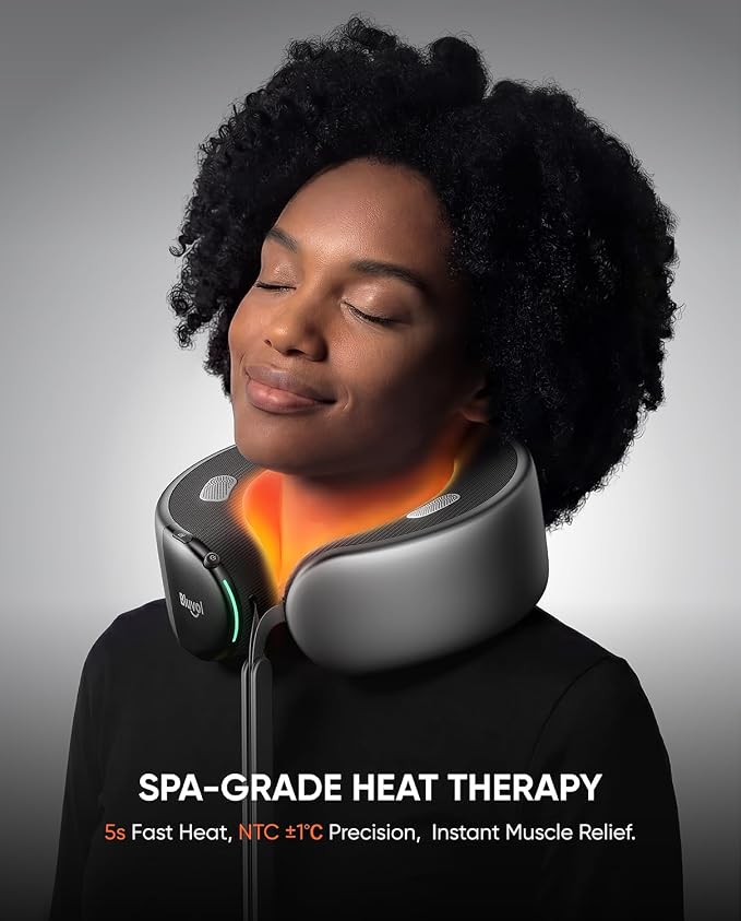 Bluvol Nest 10 Ultra Immersive Heated Neck Massager, Therapist-Style Deep - Image 6