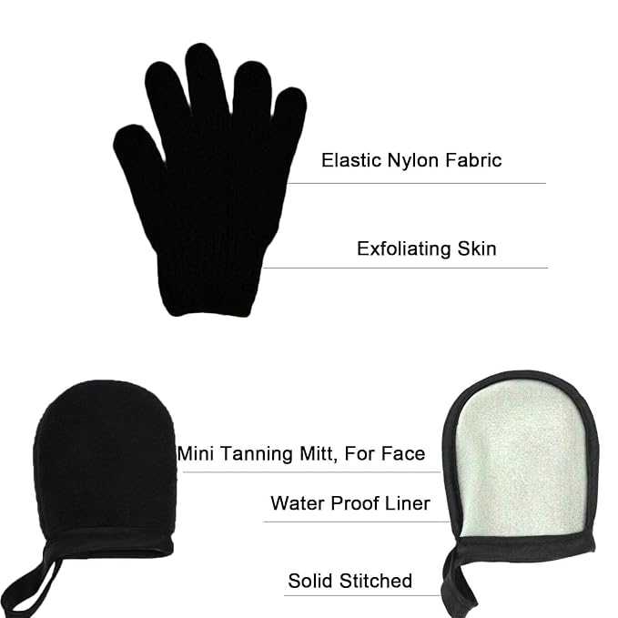 5 Piece Self Tanning Mitt Set - Image 5