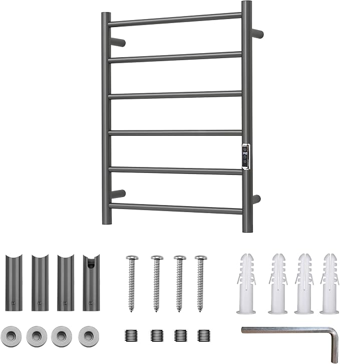 Heated Towel Racks for Bathroom, Wall Mounted Electric Towel Warmer Racks - Image 7