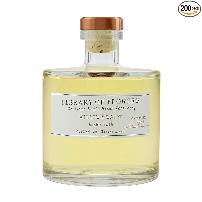 Library of Flowers Willow & Water Bubble Bath, Cut Greens, Flowering Lotus & by LibraryofFlowers