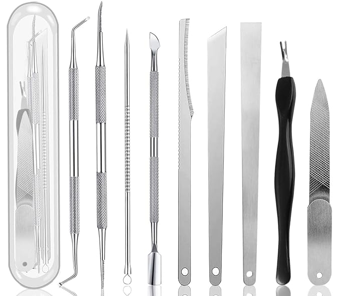 Ingrown Toenail File and Lifters Set, Ingrown Toenail Treatment Pedicure Kit by yeoeigm