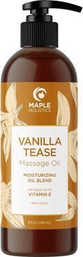 Vanilla Sensual Massage Oil for Couples by MapleHolistics